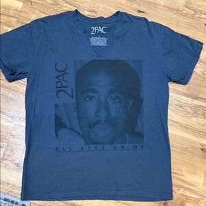 2PAC Graphic Women's Tee - Navy
